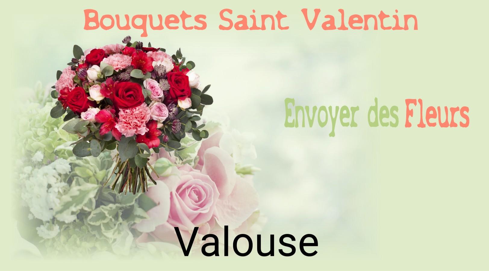 Roses de Saint-Valentin livrées à Valouse